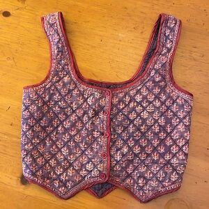 Adorable quilted soft Indian cotton top